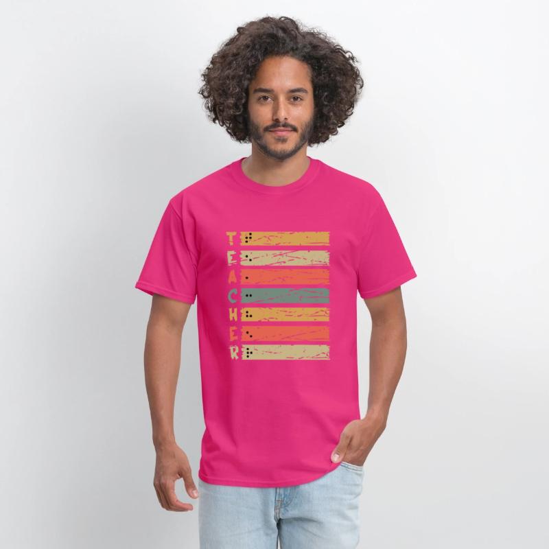 Retro Teacher Braille Alphabet Braille Language