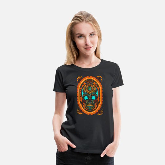 Retro Tribal Skull | Floral Skull | Sugar Skull