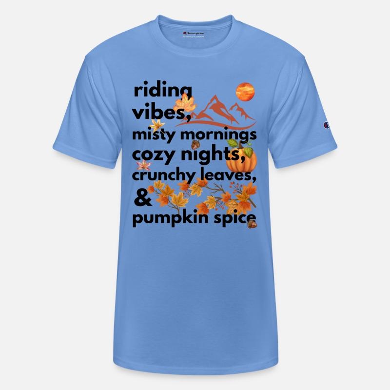 riding vibes misty mornings cozy nights crunchy