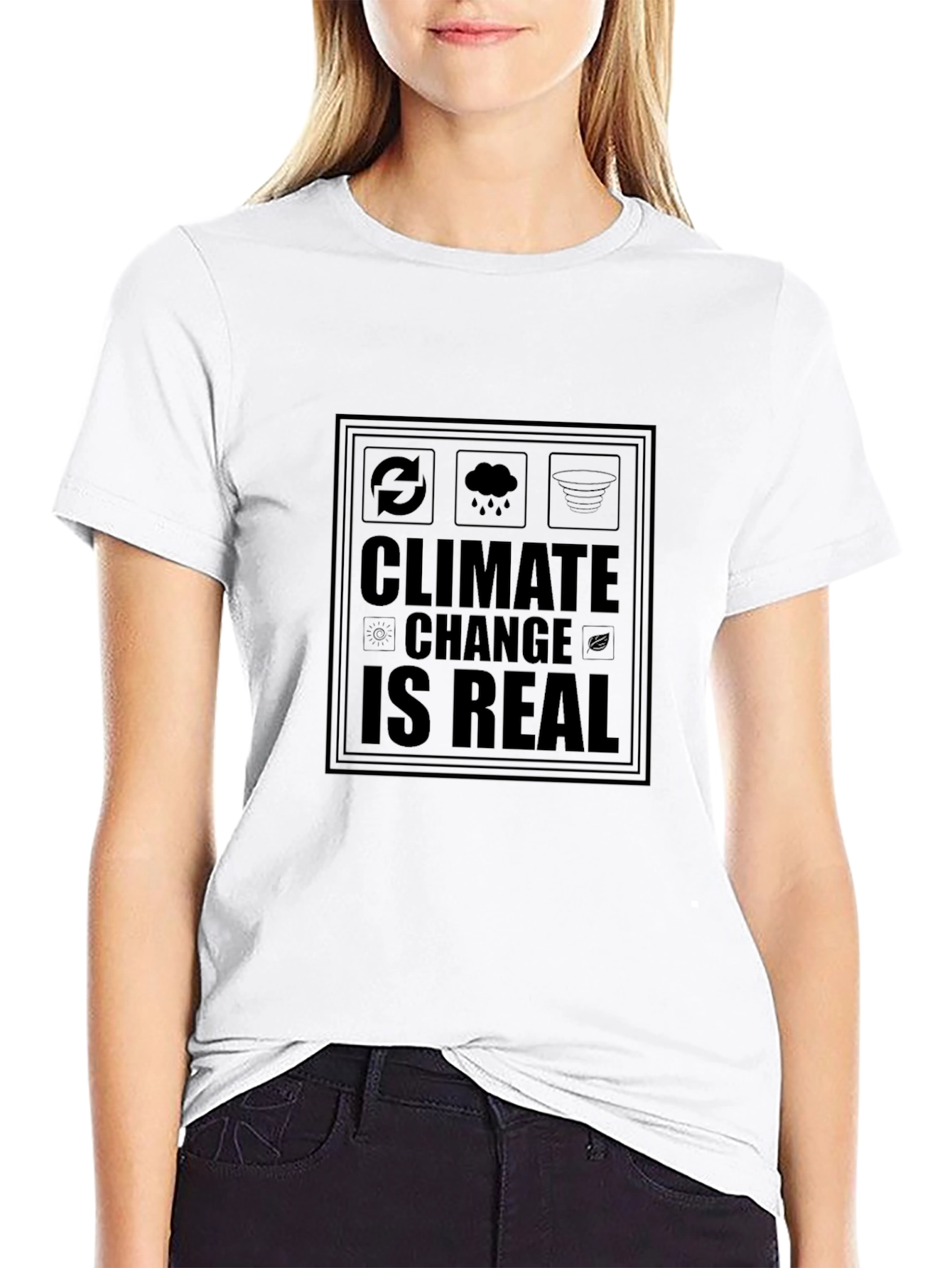 Climate Change is Real Graphic T-Shirt