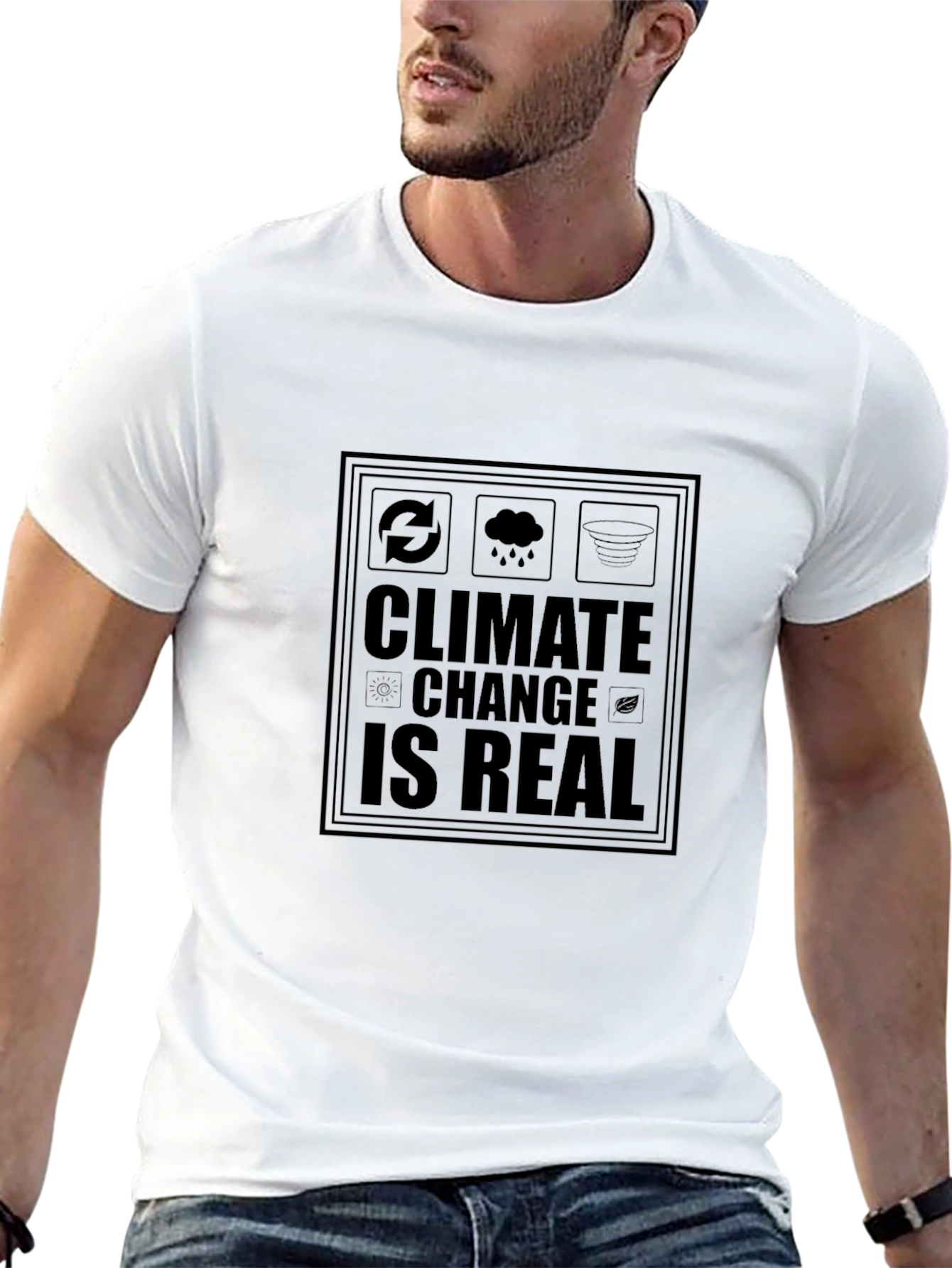 Climate Change is Real Graphic T-Shirt