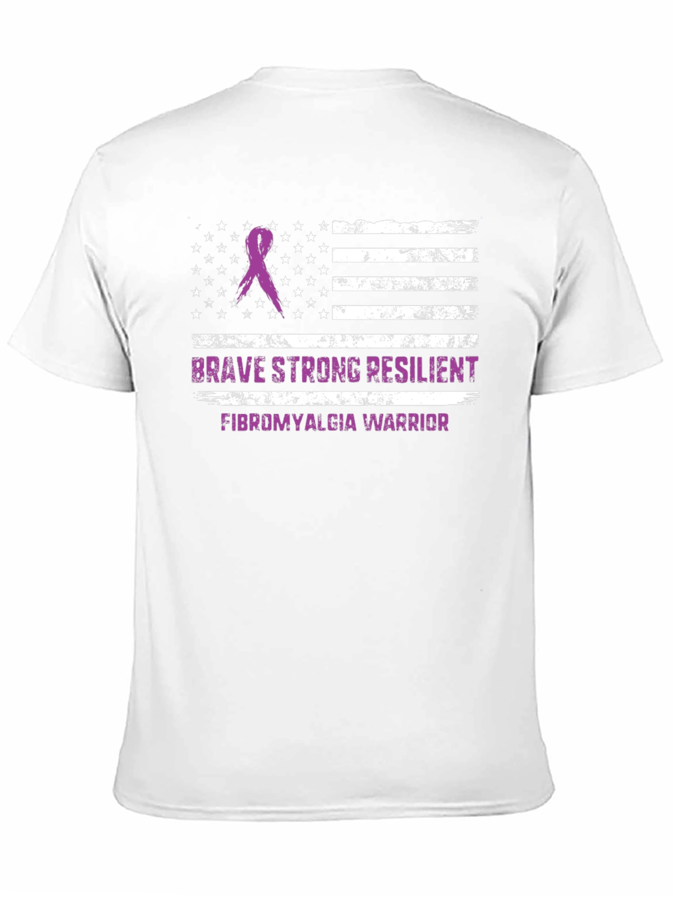 Brave Strong Fibromyalgia Awareness T-Shirt