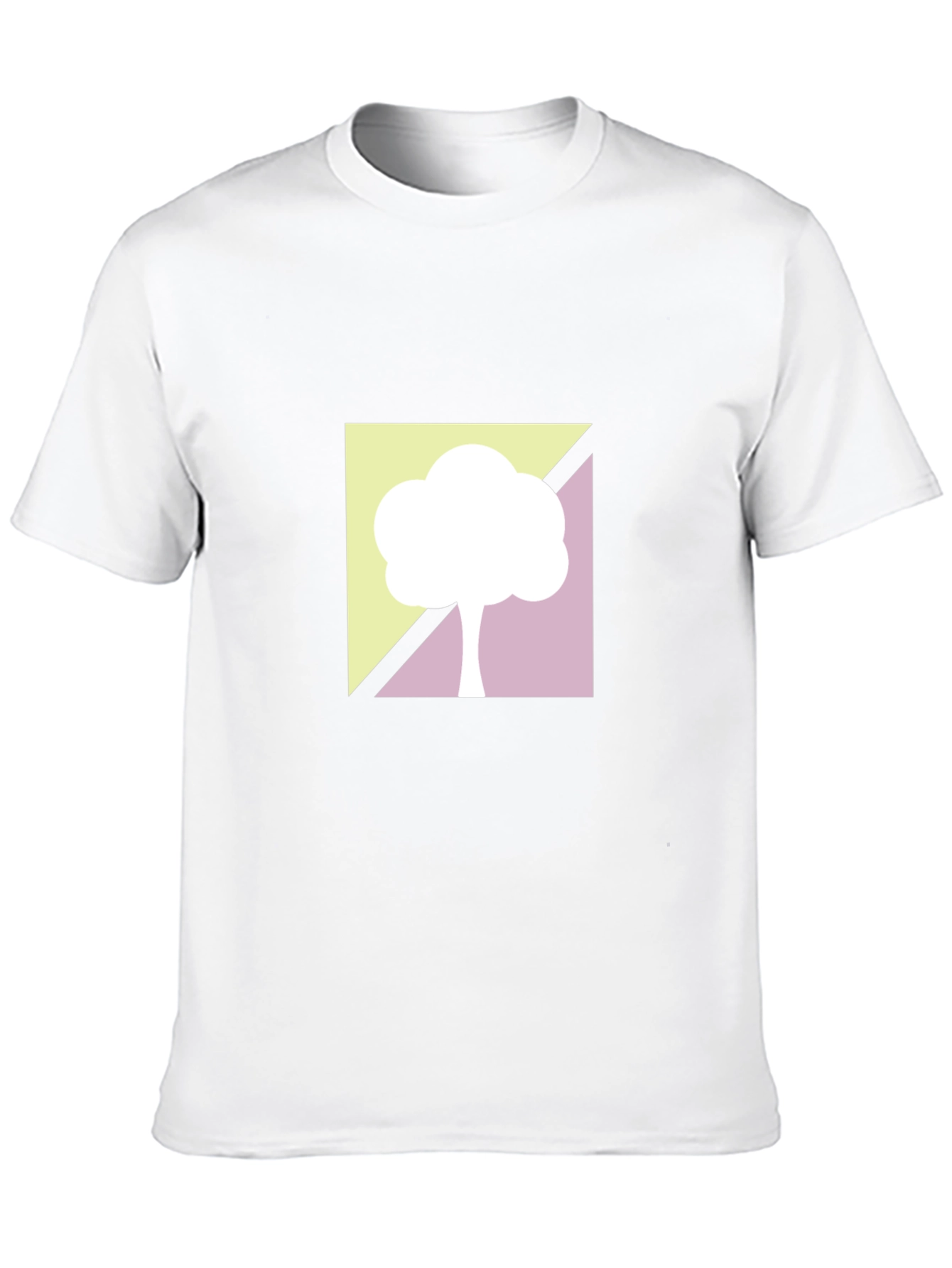 Abstract Tree Graphic Tee - Modern Style