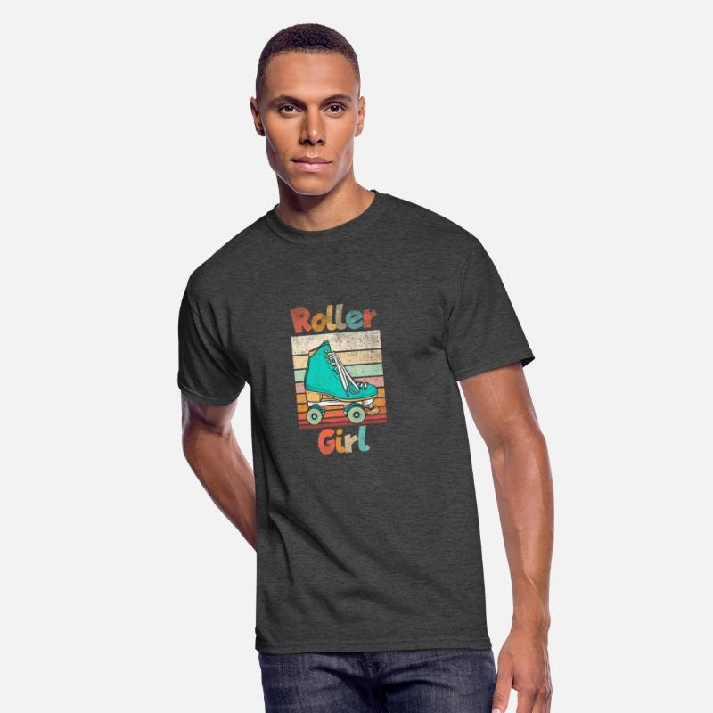 Roller Girl Skater Skating Lovers Funny Retro Vint