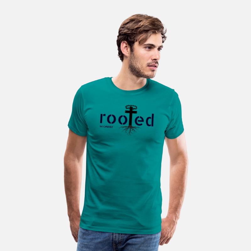 Rooted in Christ T-shirt apparel Christian T-shirt