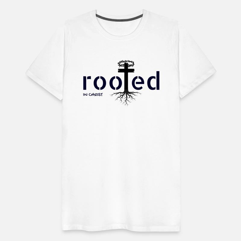 Rooted in Christ T-shirt apparel Christian T-shirt