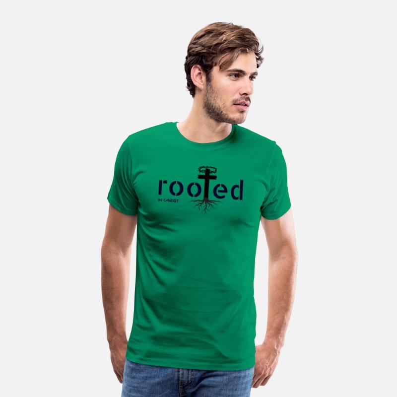Rooted in Christ T-shirt apparel Christian T-shirt