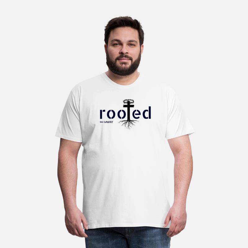 Rooted in Christ T-shirt apparel Christian T-shirt