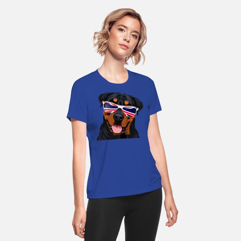 Rottweiler Union Jack Colors