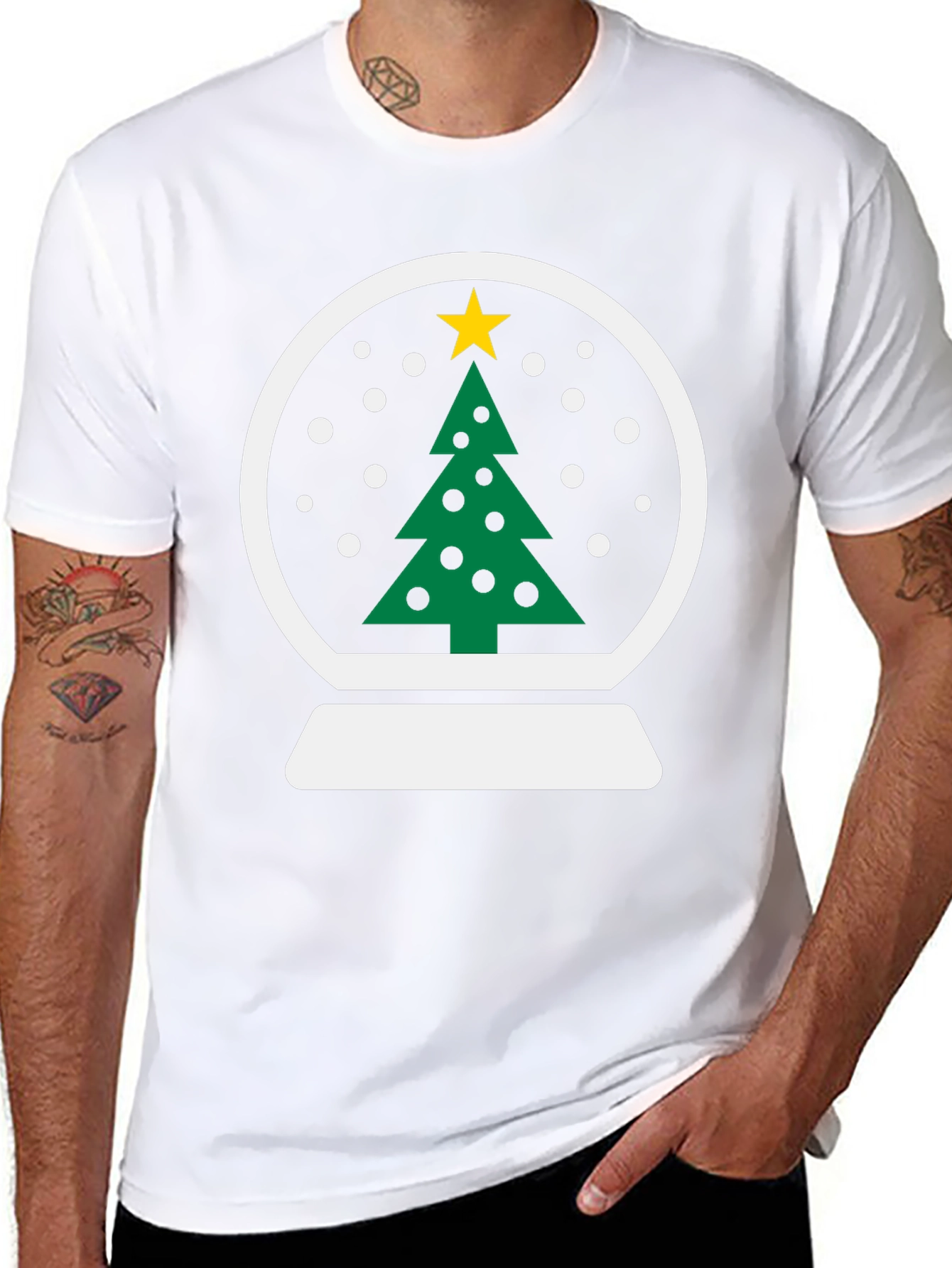 Christmas Snow Globe T-Shirt - Holiday Tee