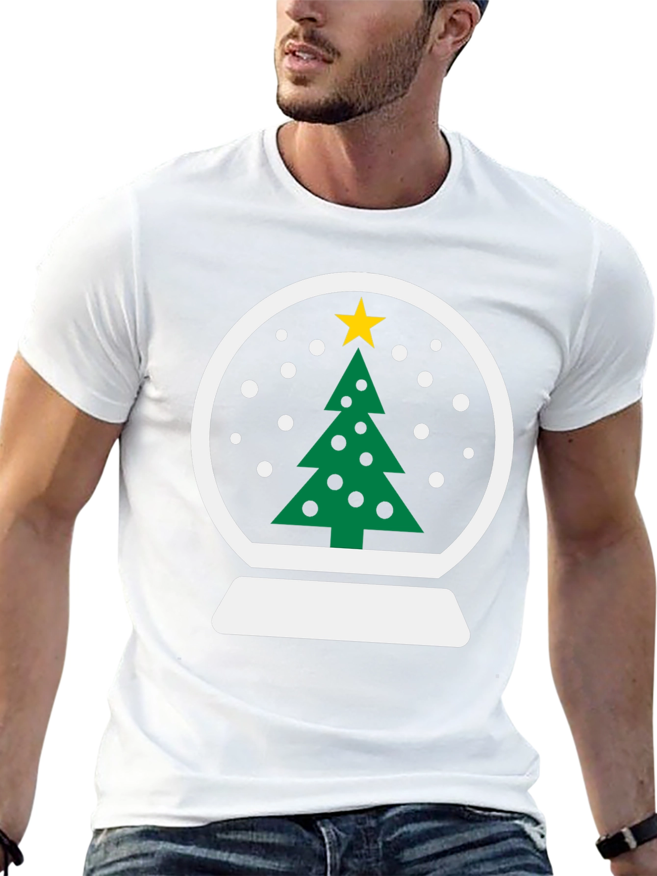 Christmas Snow Globe T-Shirt - Holiday Tee