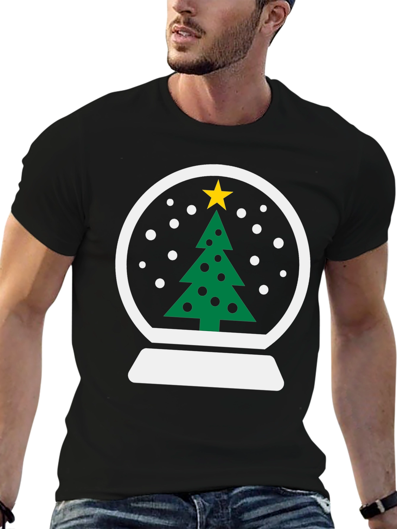 Christmas Snow Globe T-Shirt - Holiday Tee