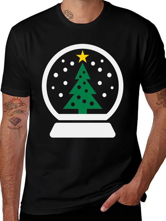 Christmas Snow Globe T-Shirt - Holiday Tee