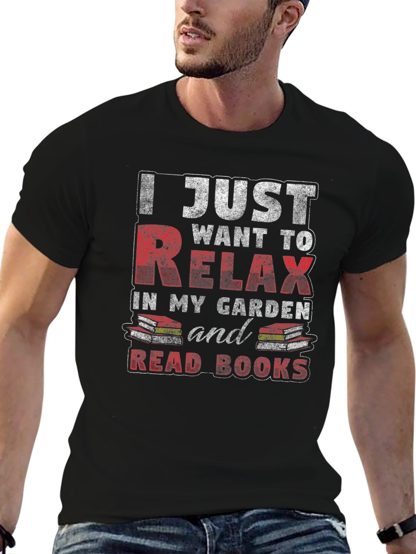 Relax in My Garden T-Shirt - Book Lover Tee