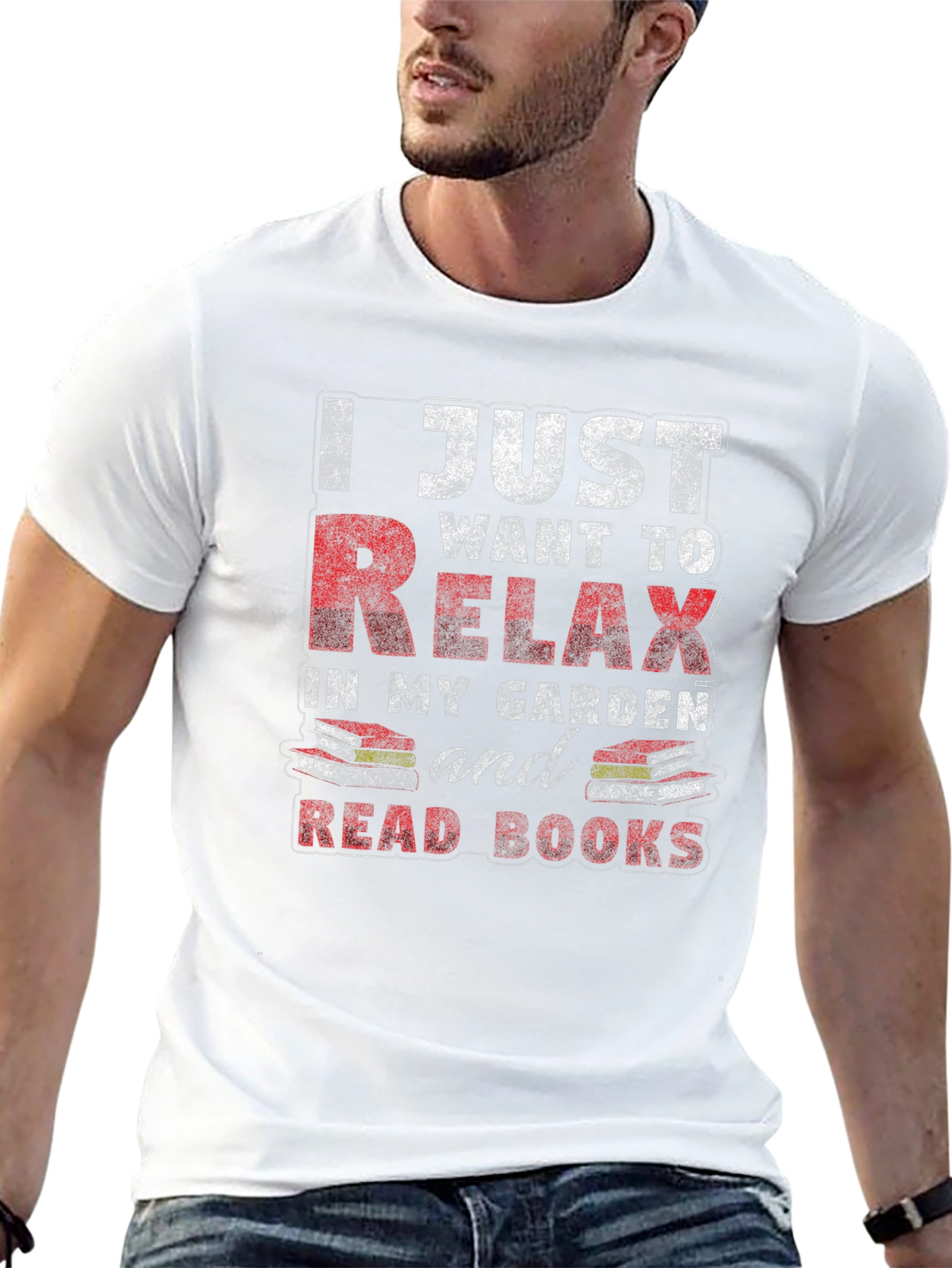 Relax in My Garden T-Shirt - Book Lover Tee
