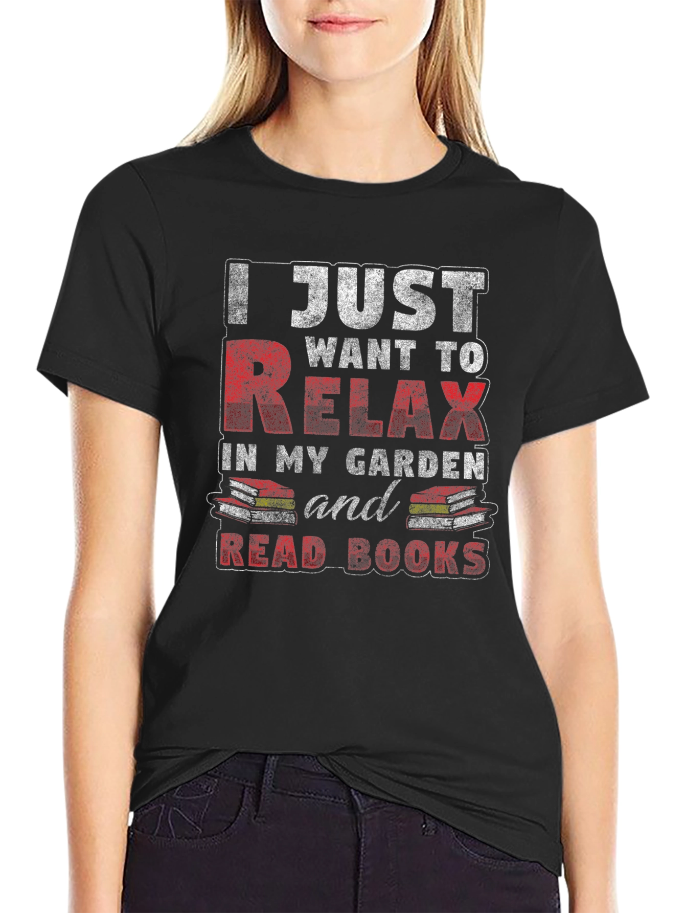 Relax in My Garden T-Shirt - Book Lover Tee