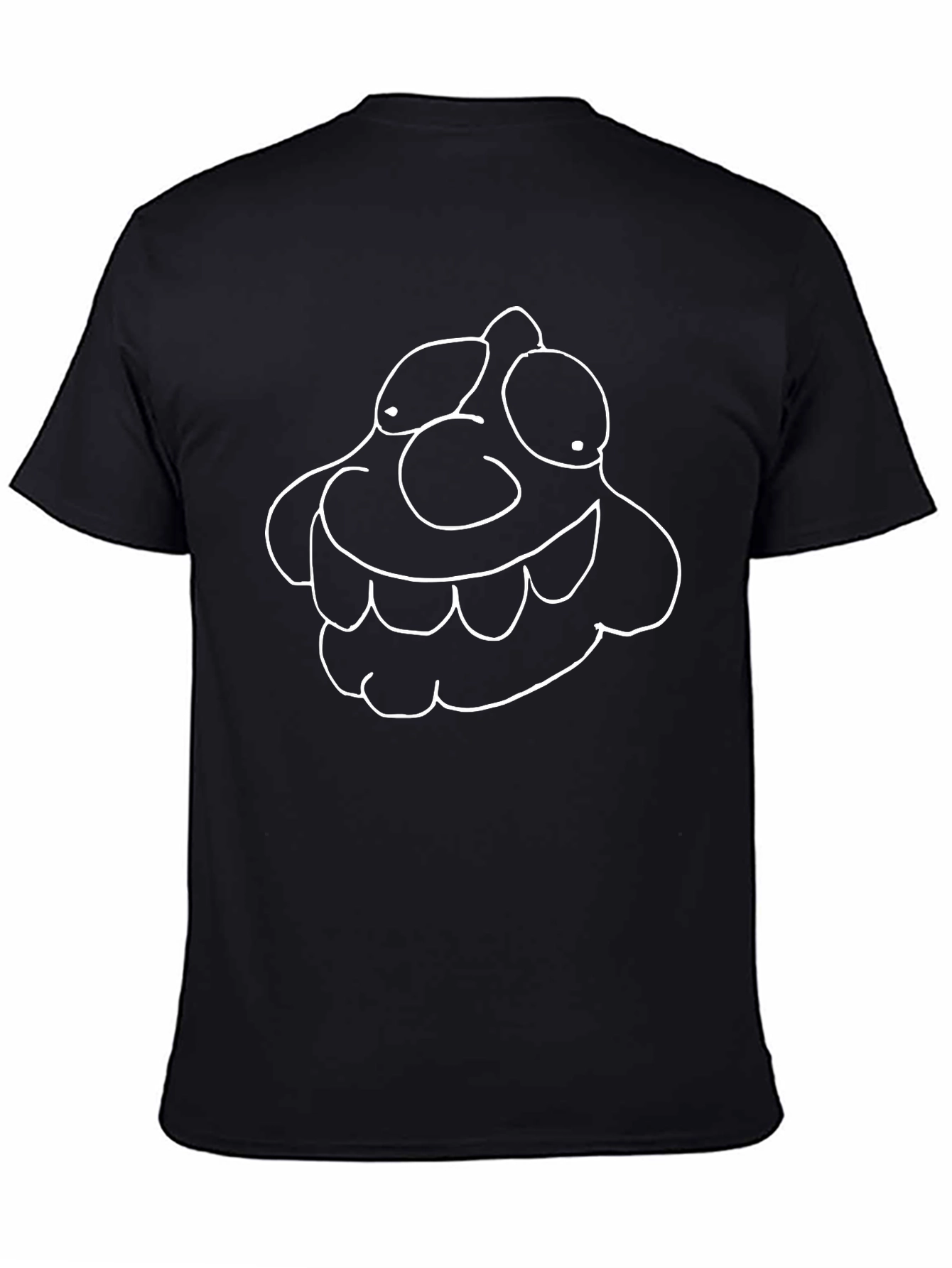 Cartoon Character Black T-Shirt