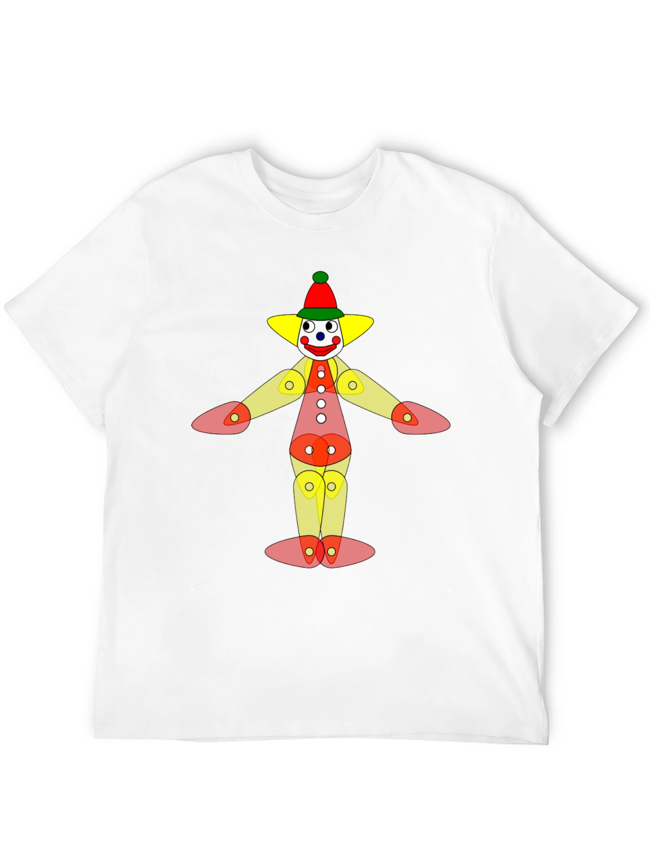 Clown Graphic T-Shirt - Black