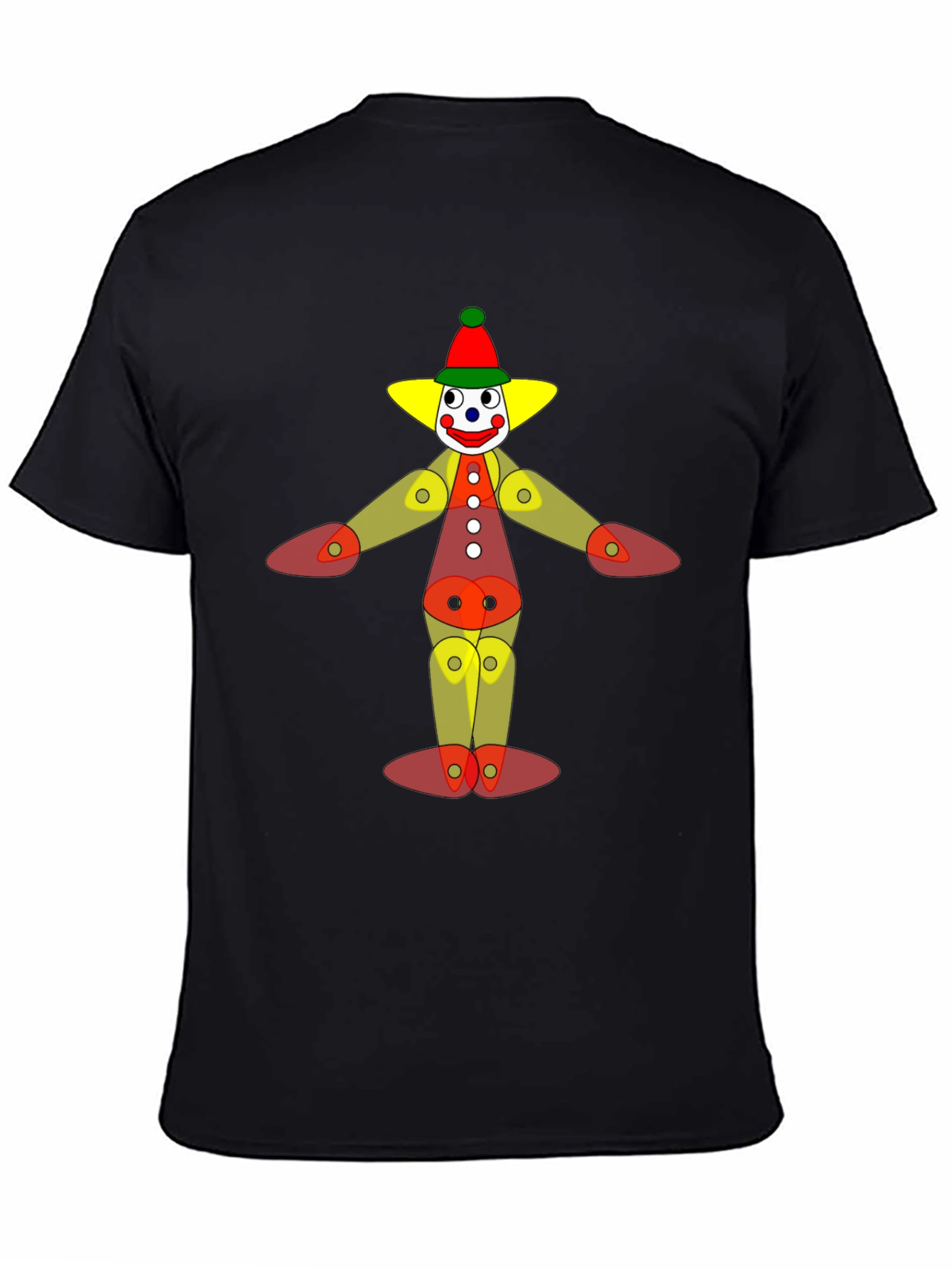 Clown Graphic T-Shirt - Black