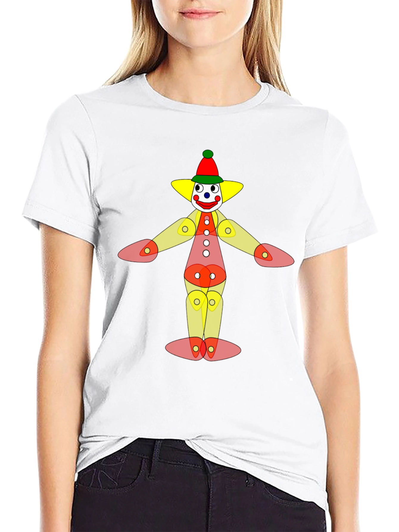 Clown Graphic T-Shirt - Black