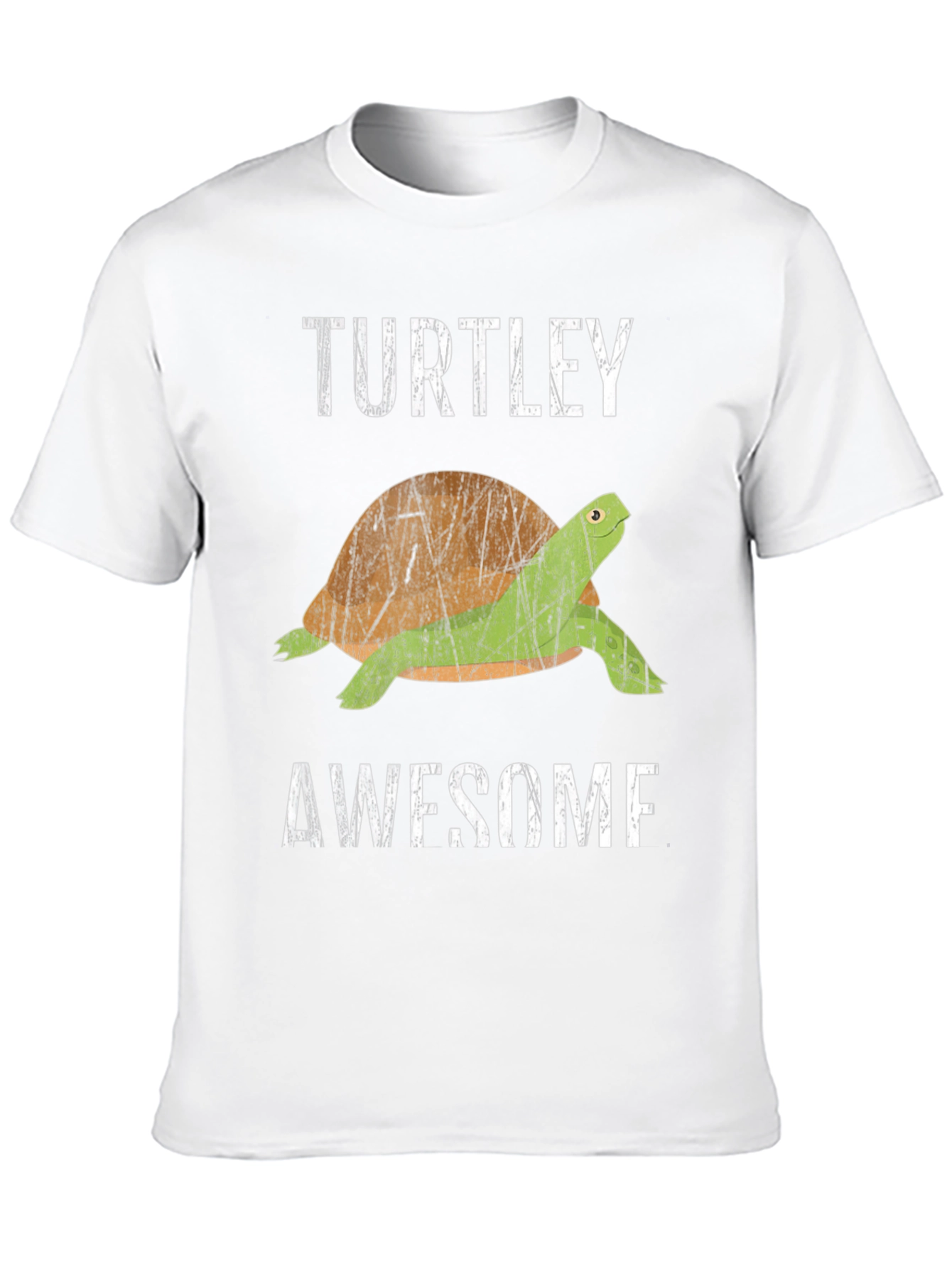 Turtley Awesome Graphic Tee - Black Cotton T-Shirt