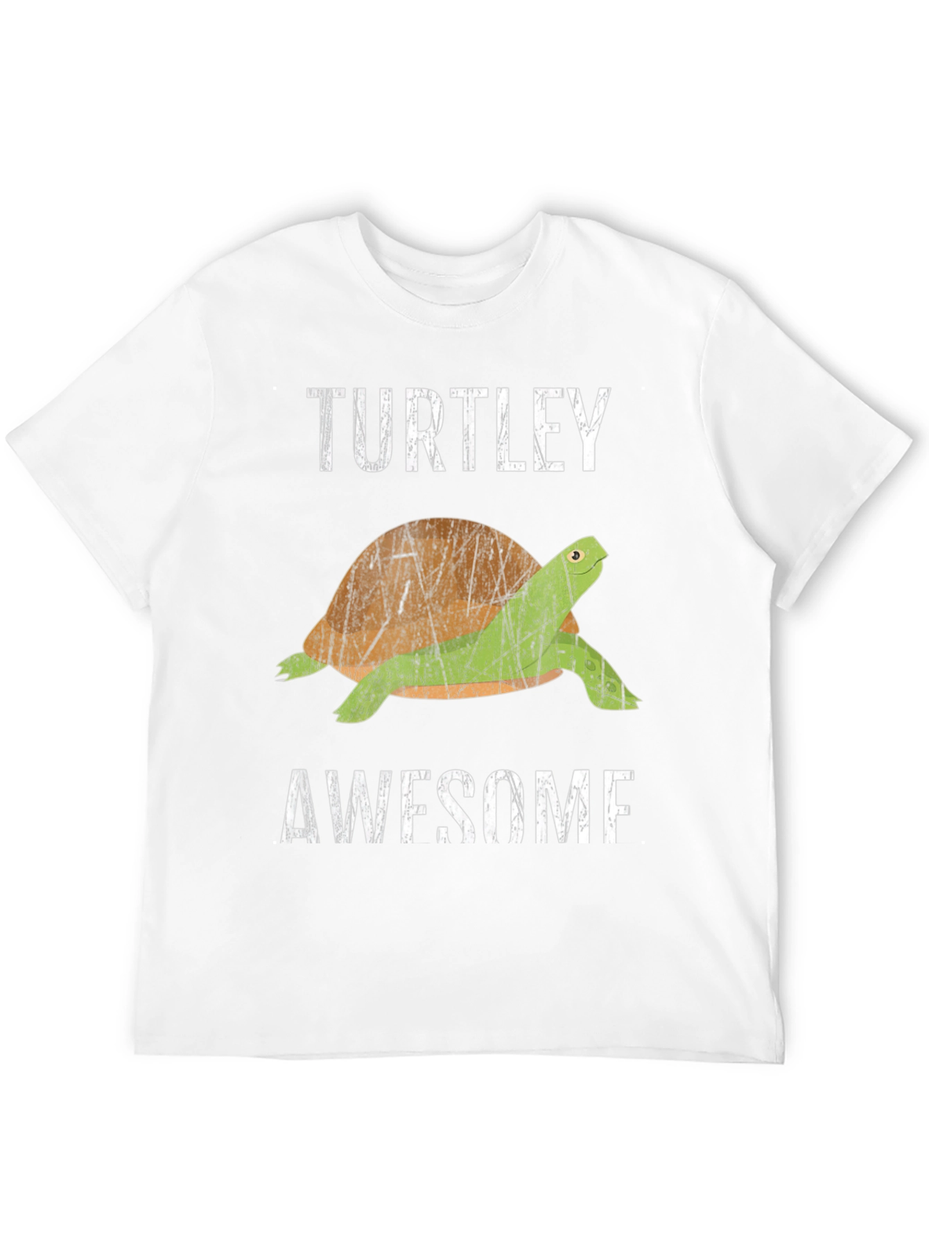 Turtley Awesome Graphic Tee - Black Cotton T-Shirt