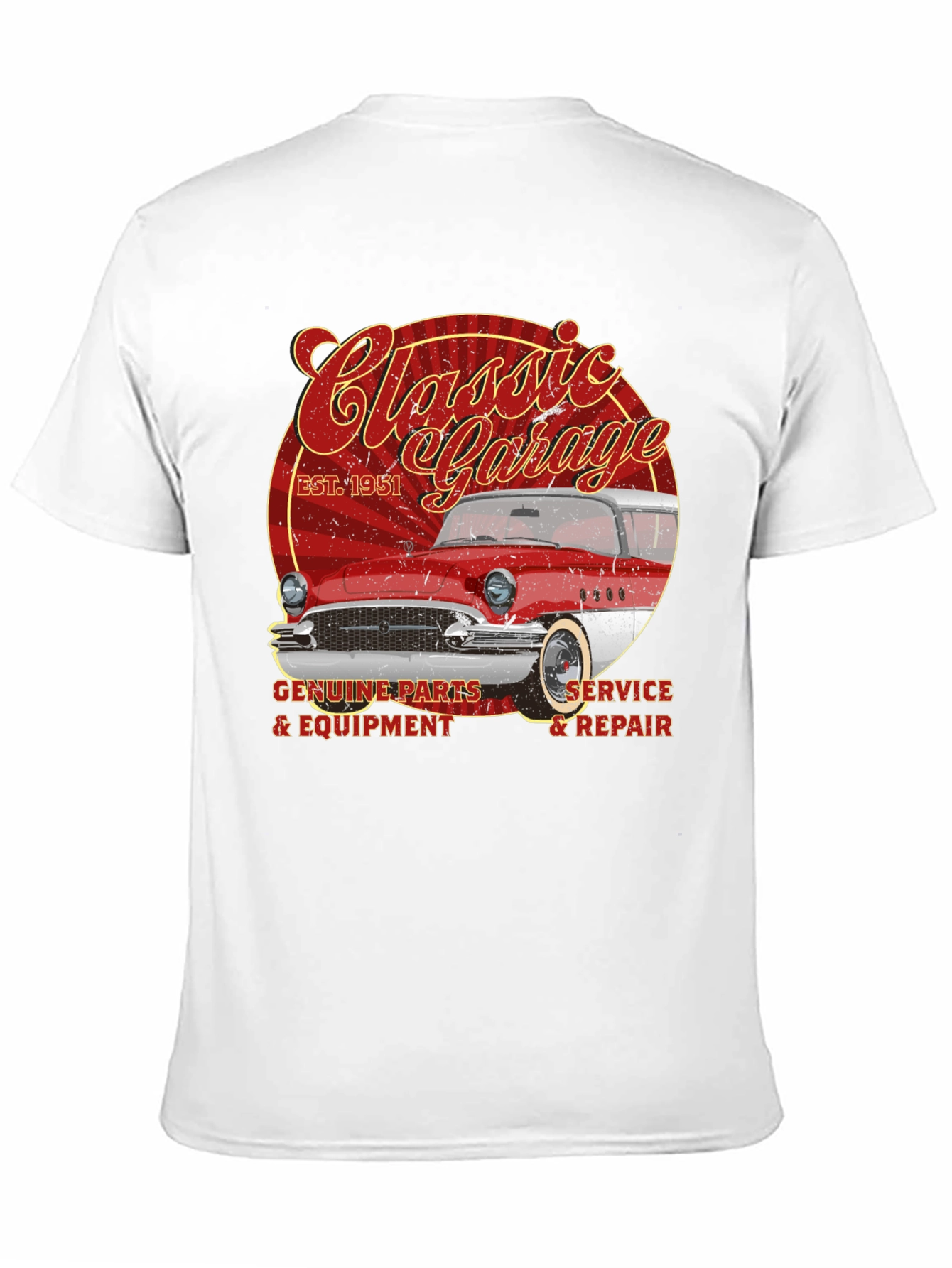 Classic Garage T-Shirt - Est. 1951 Retro Car Design