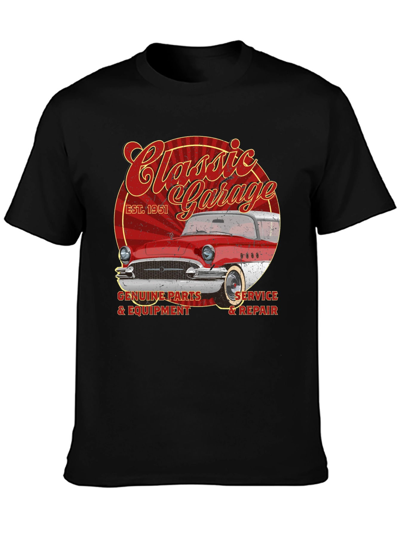 Classic Garage T-Shirt - Est. 1951 Retro Car Design