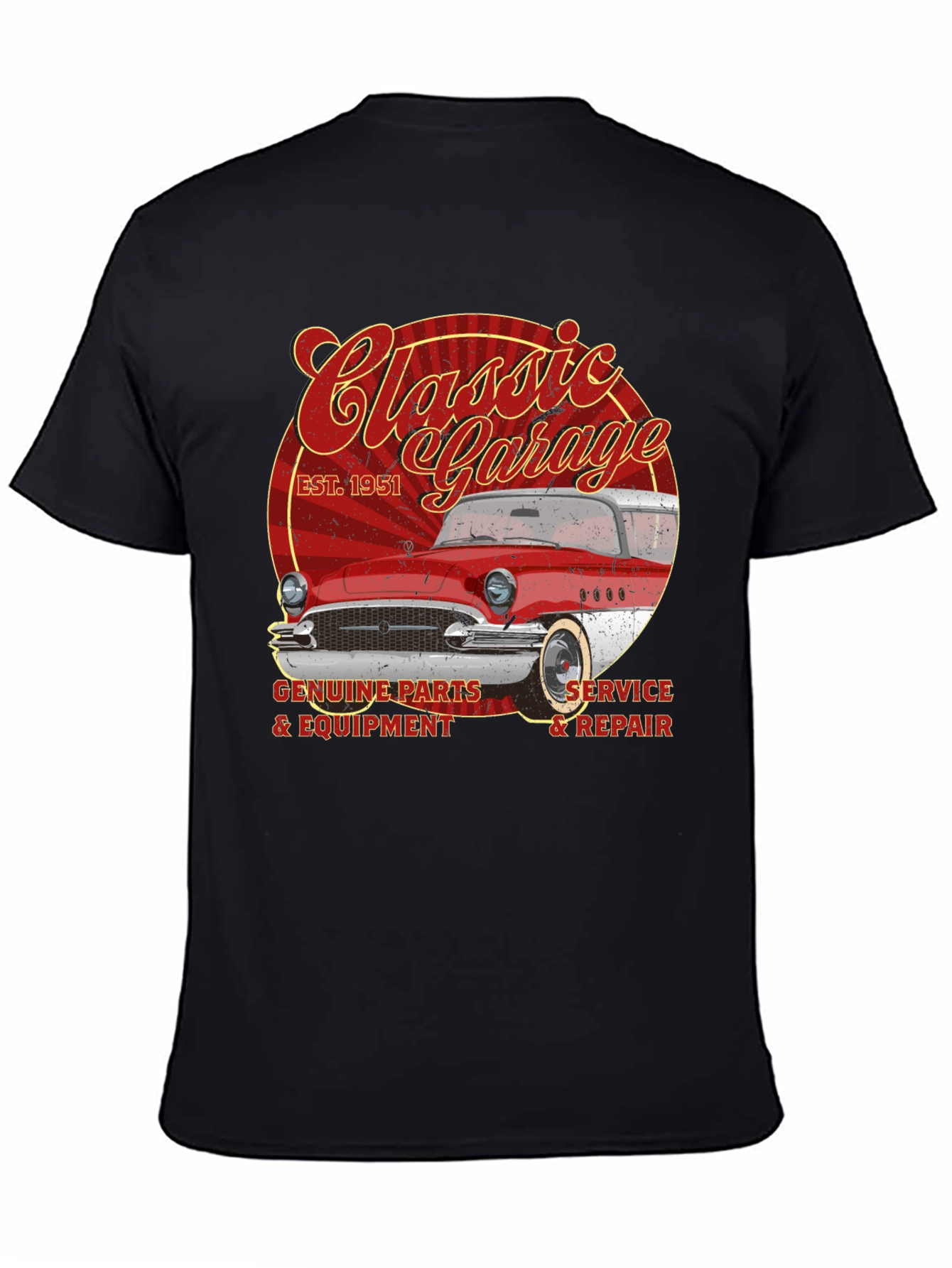 Classic Garage T-Shirt - Est. 1951 Retro Car Design