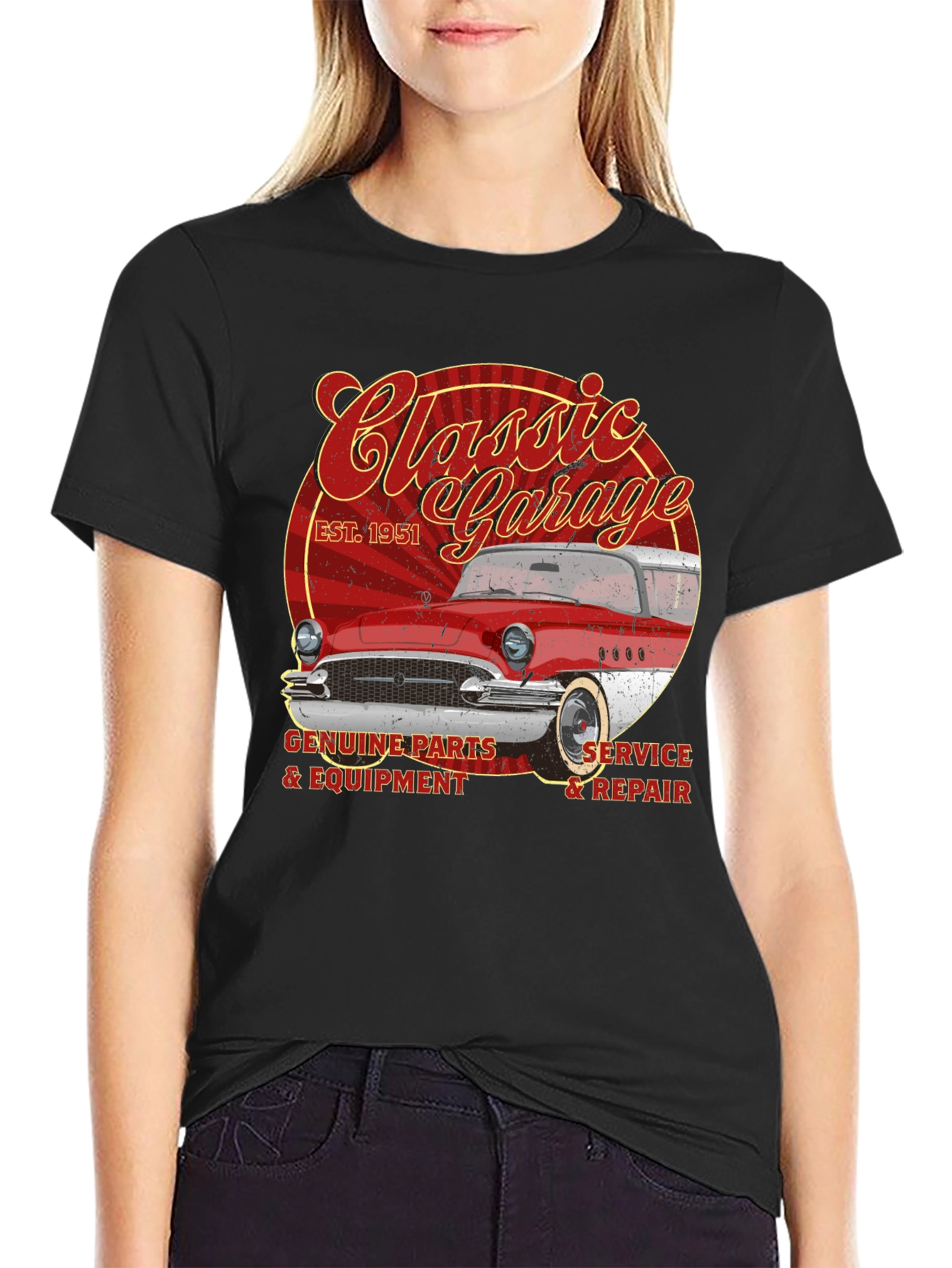 Classic Garage T-Shirt - Est. 1951 Retro Car Design