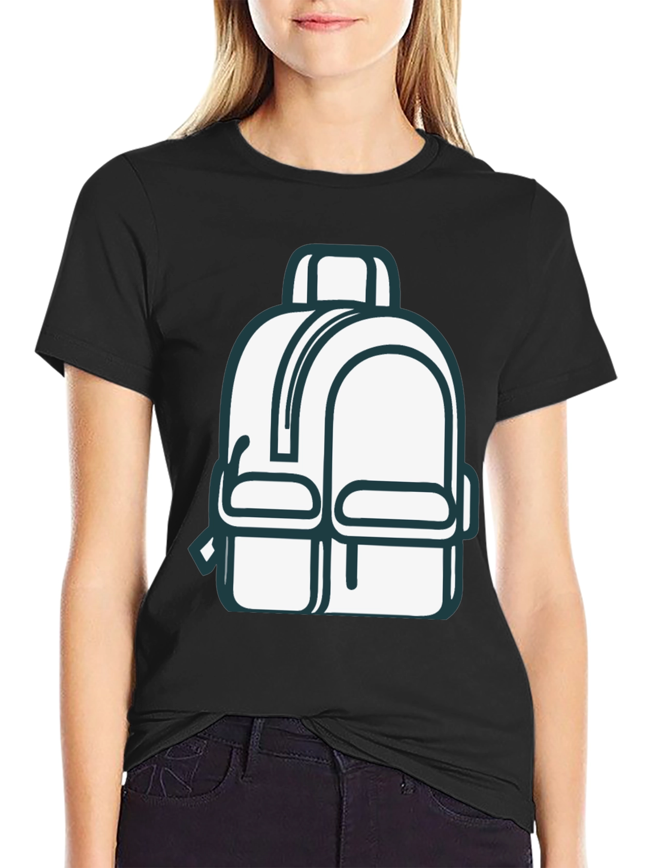Backpack Graphic Tee - Casual Comfort