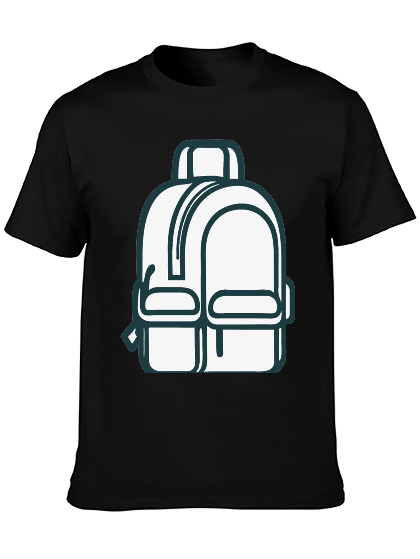 Backpack Graphic Tee - Casual Comfort