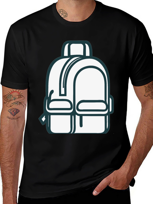Backpack Graphic Tee - Casual Comfort