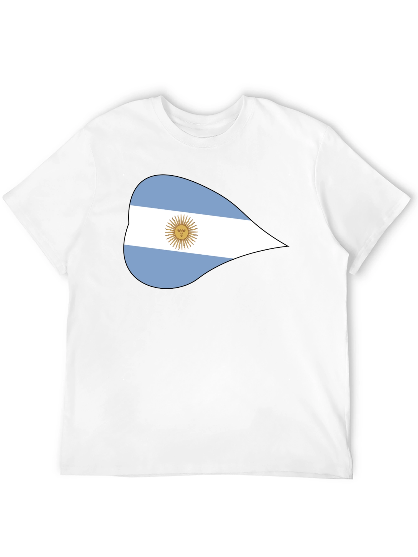 Argentina Flag Graphic Tee