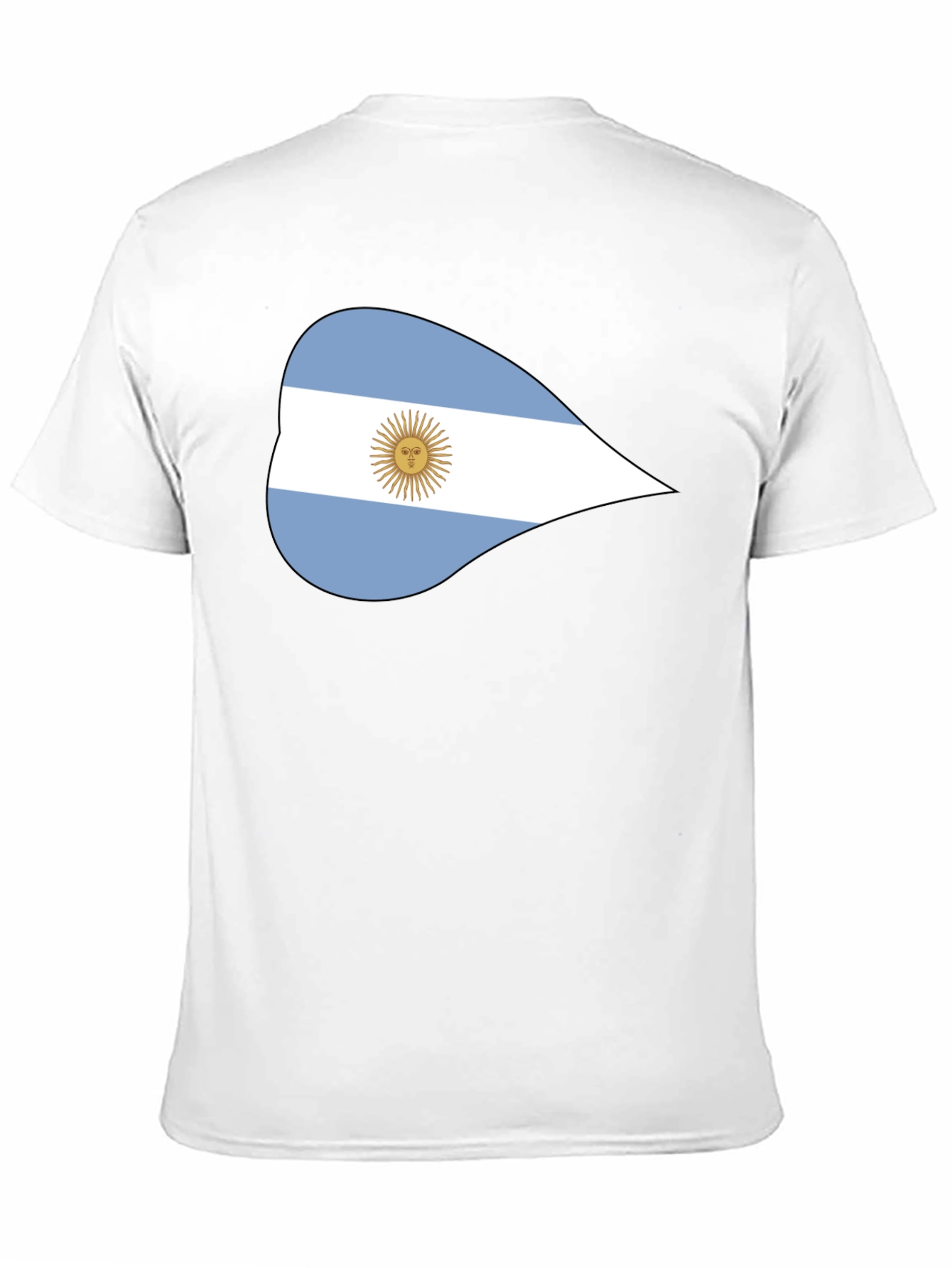 Argentina Flag Graphic Tee