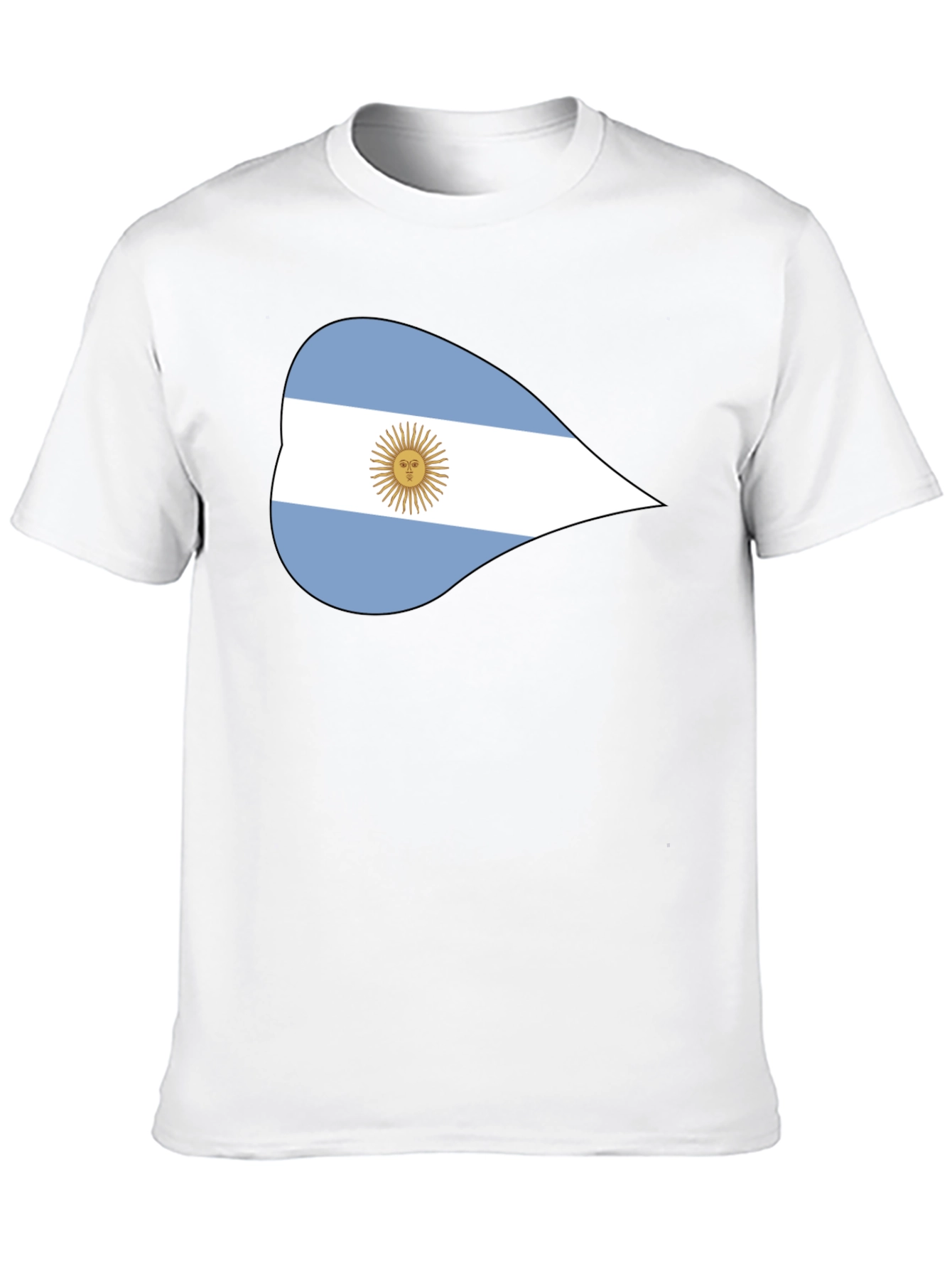 Argentina Flag Graphic Tee