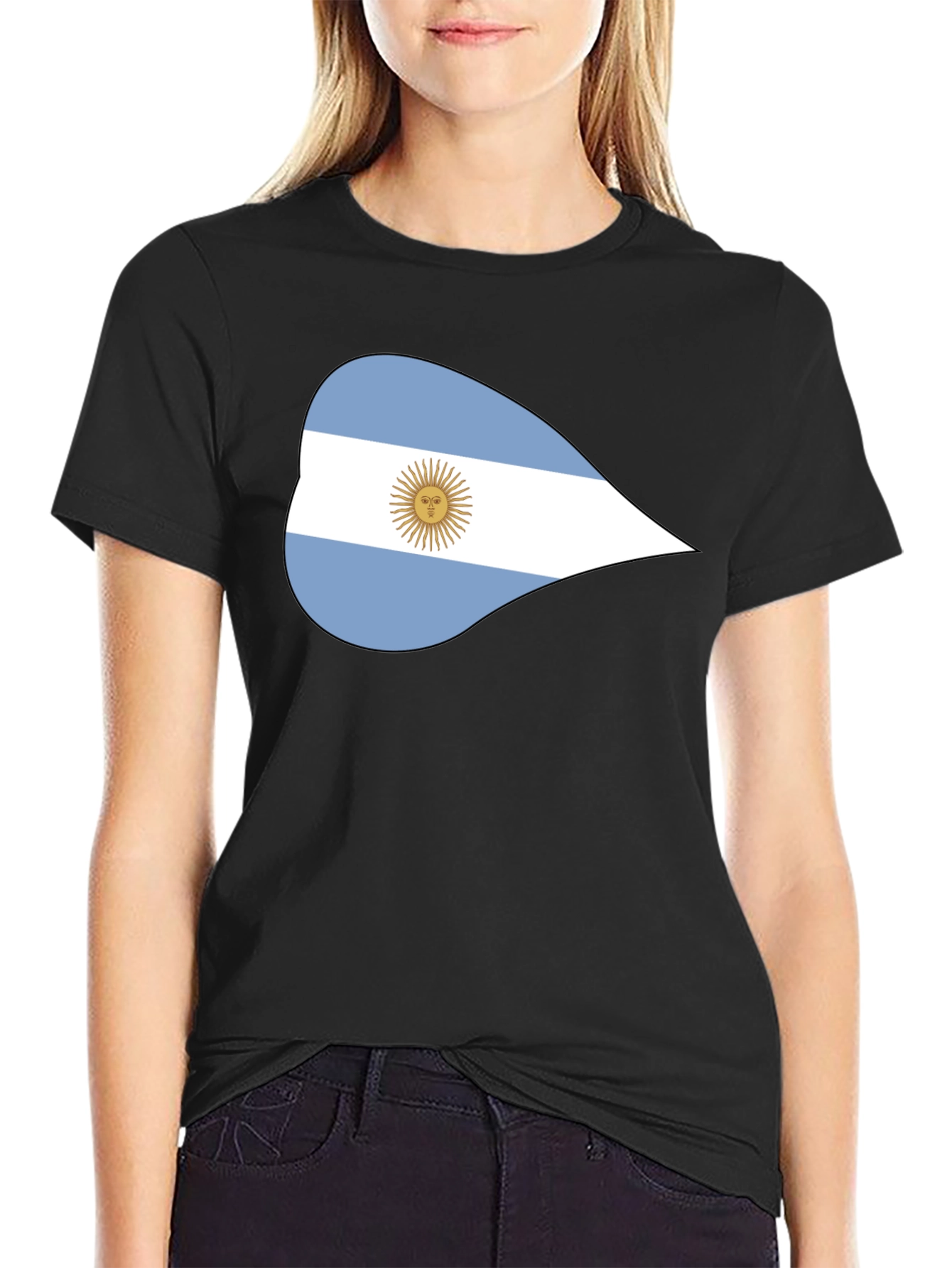 Argentina Flag Graphic Tee