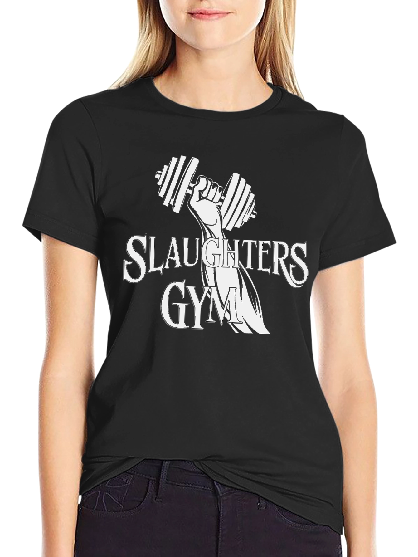 Slaughters Gym Black Graphic Tee