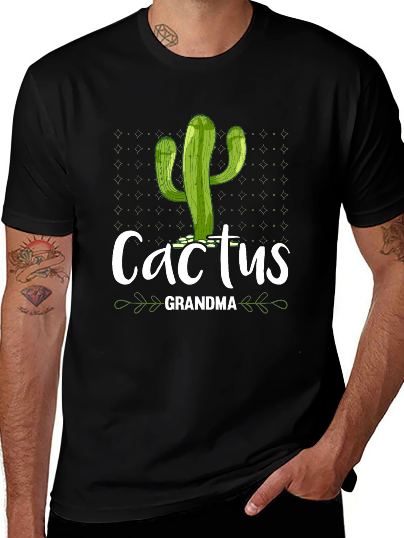 Cactus Grandma T-Shirt - Novelty Graphic Tee