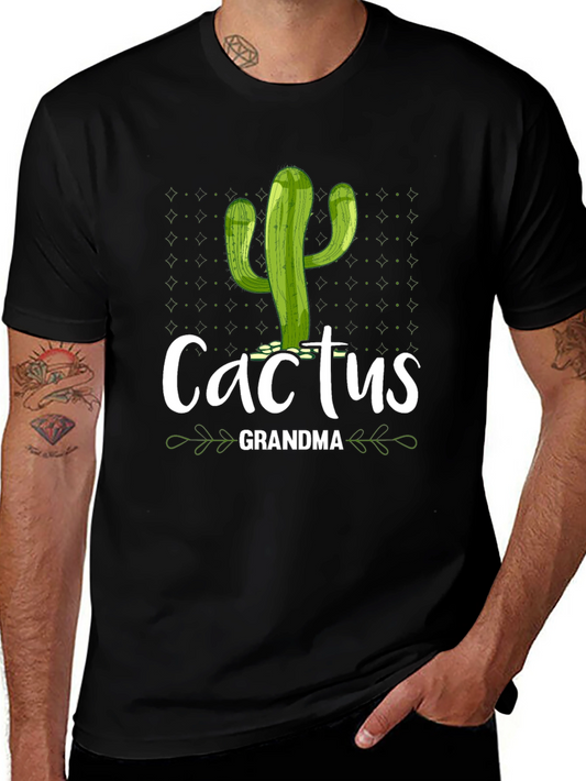 Cactus Grandma T-Shirt - Novelty Graphic Tee