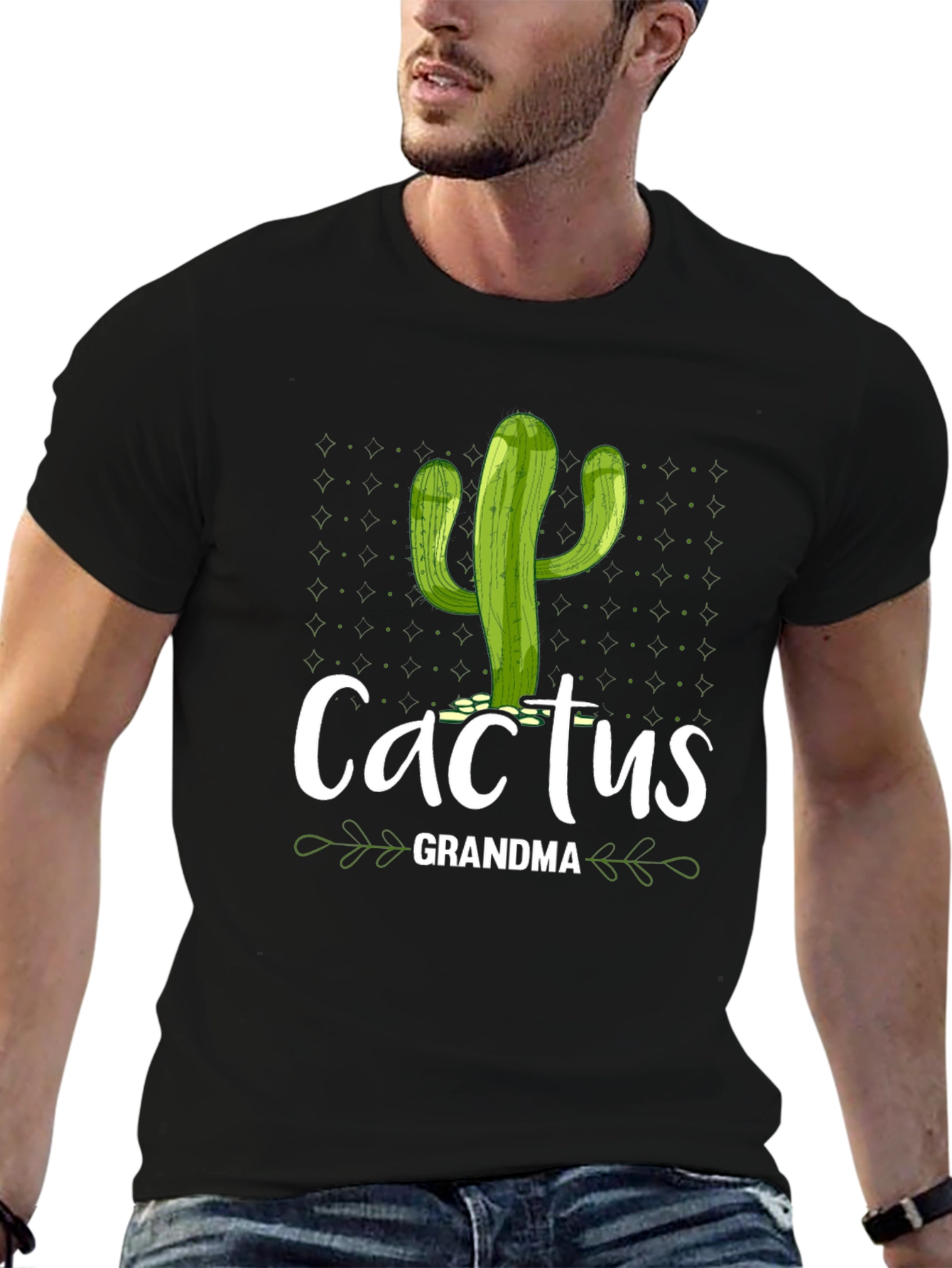 Cactus Grandma T-Shirt - Novelty Graphic Tee