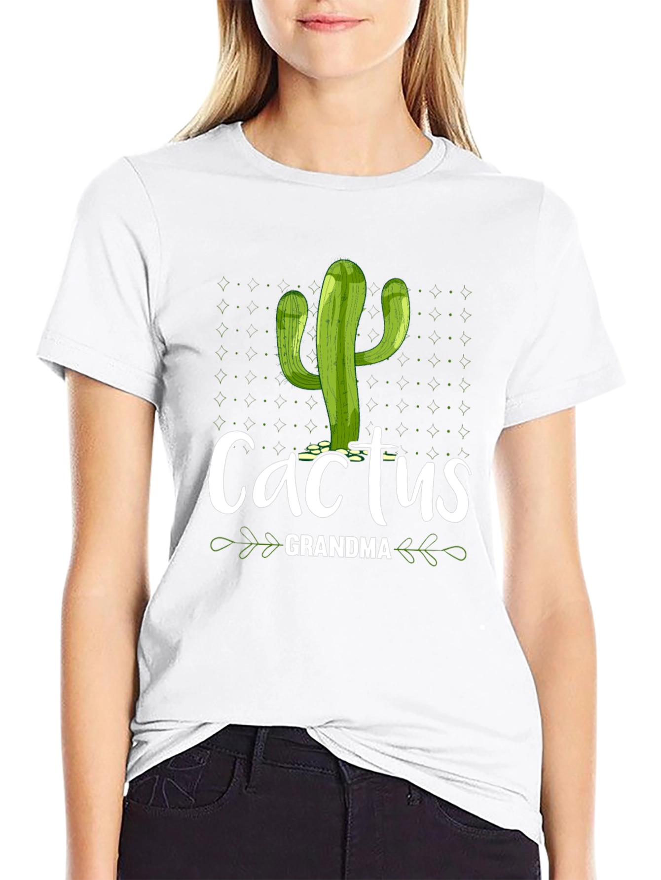Cactus Grandma T-Shirt - Novelty Graphic Tee