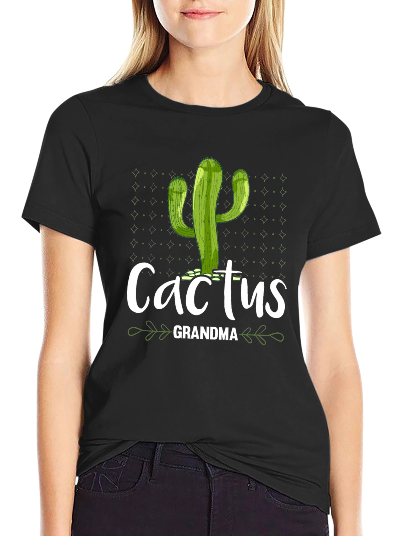 Cactus Grandma T-Shirt - Novelty Graphic Tee