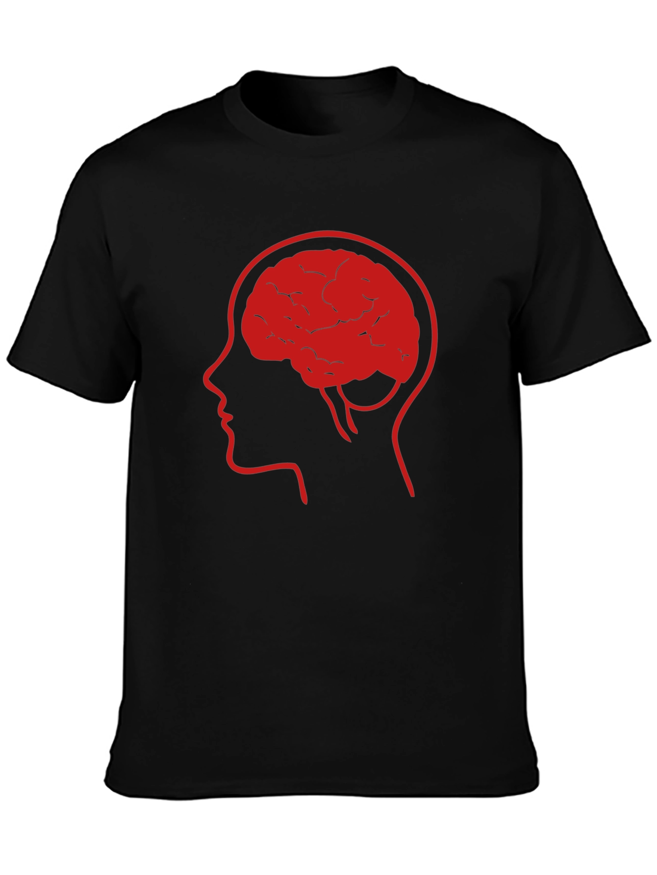 Brain Power Tee - Thinking Man Graphic T-Shirt