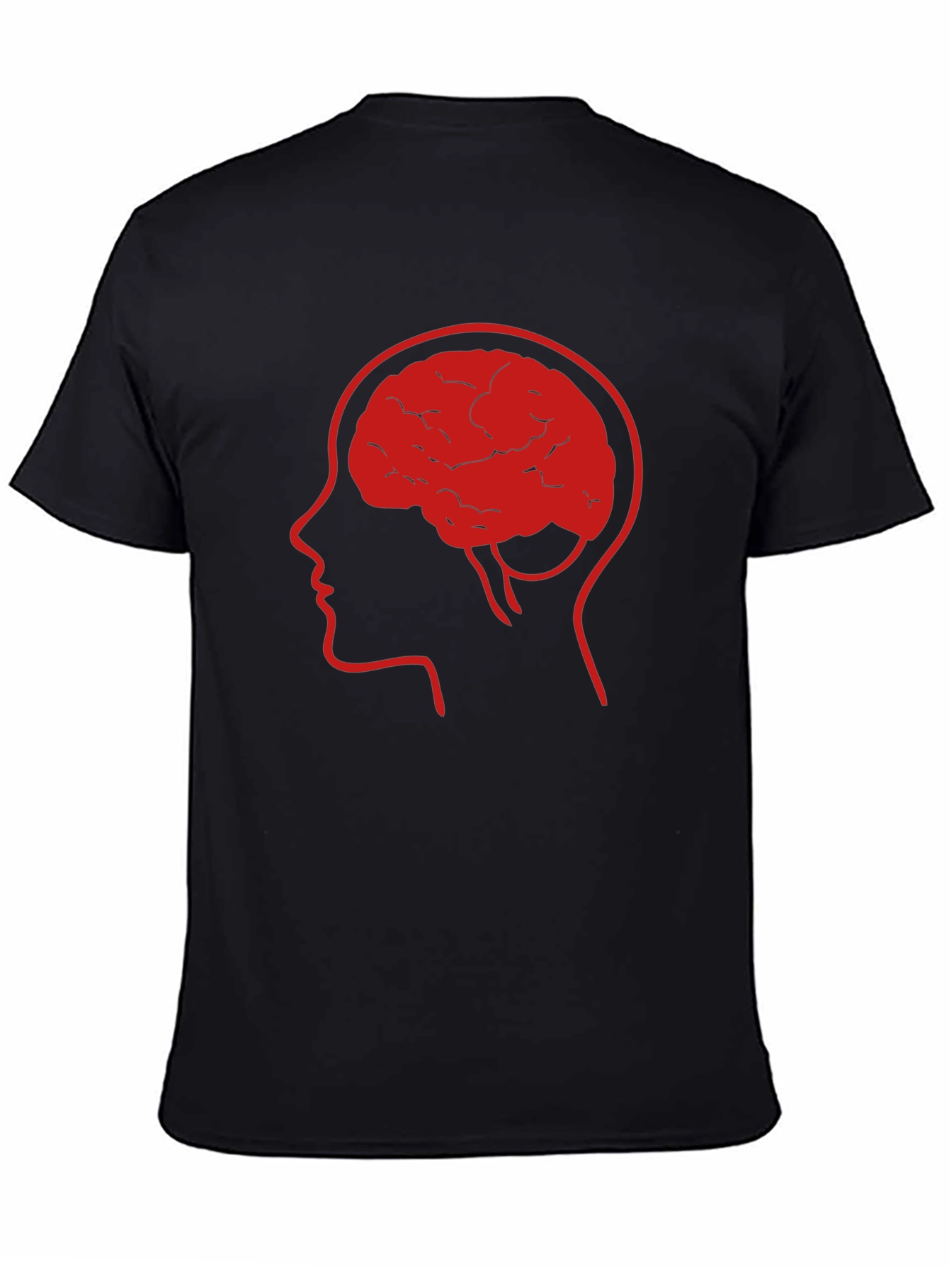 Brain Power Tee - Thinking Man Graphic T-Shirt