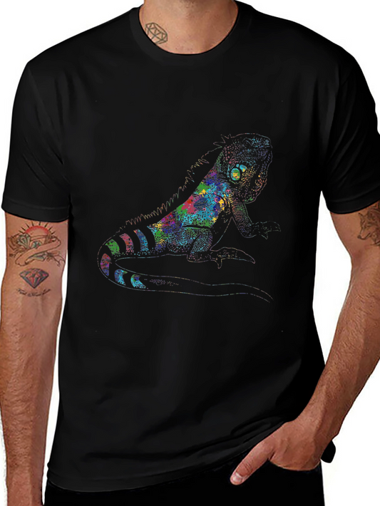 Colorful Lizard Graphic Tee