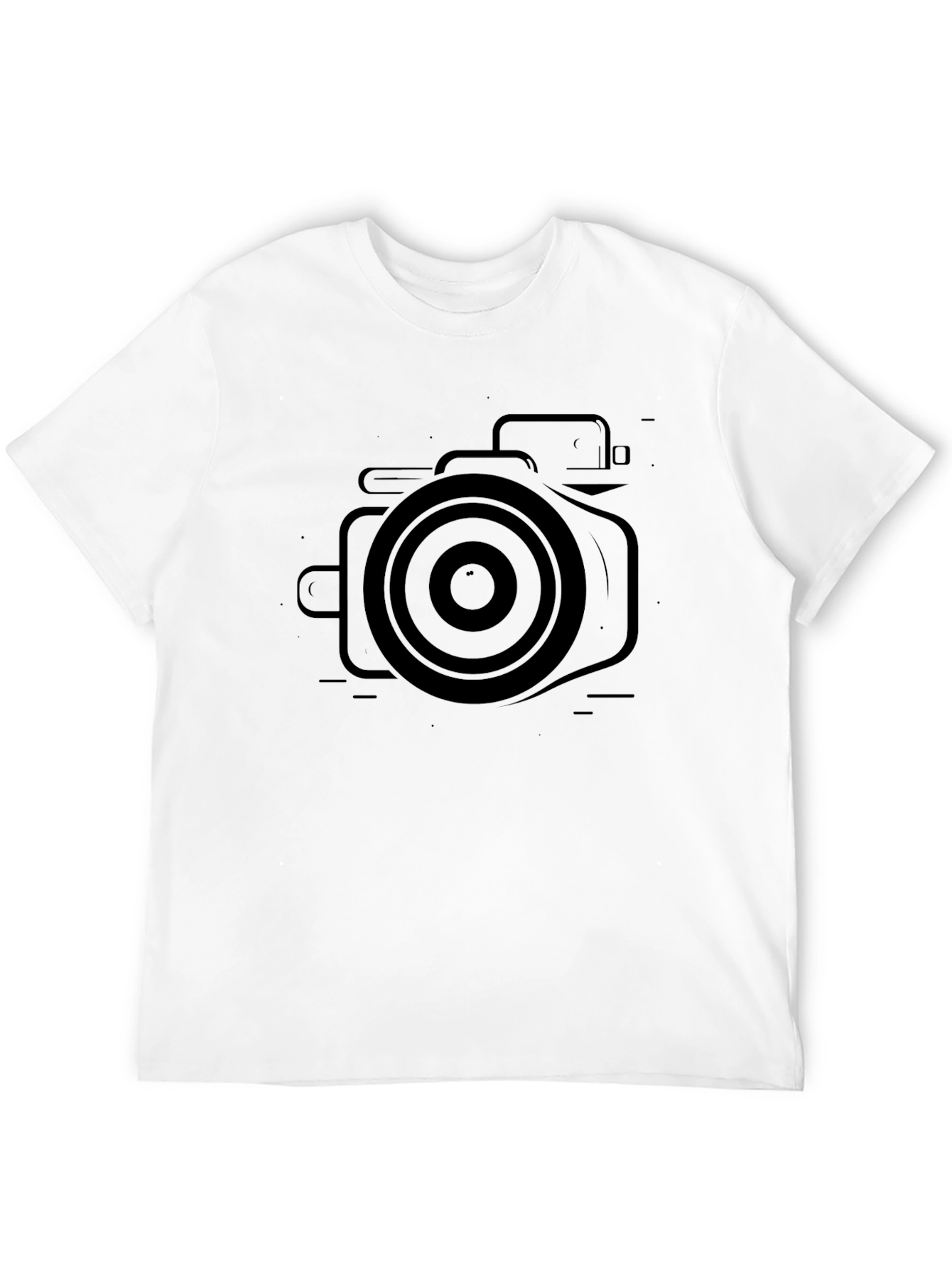 Camera Graphic Black T-Shirt