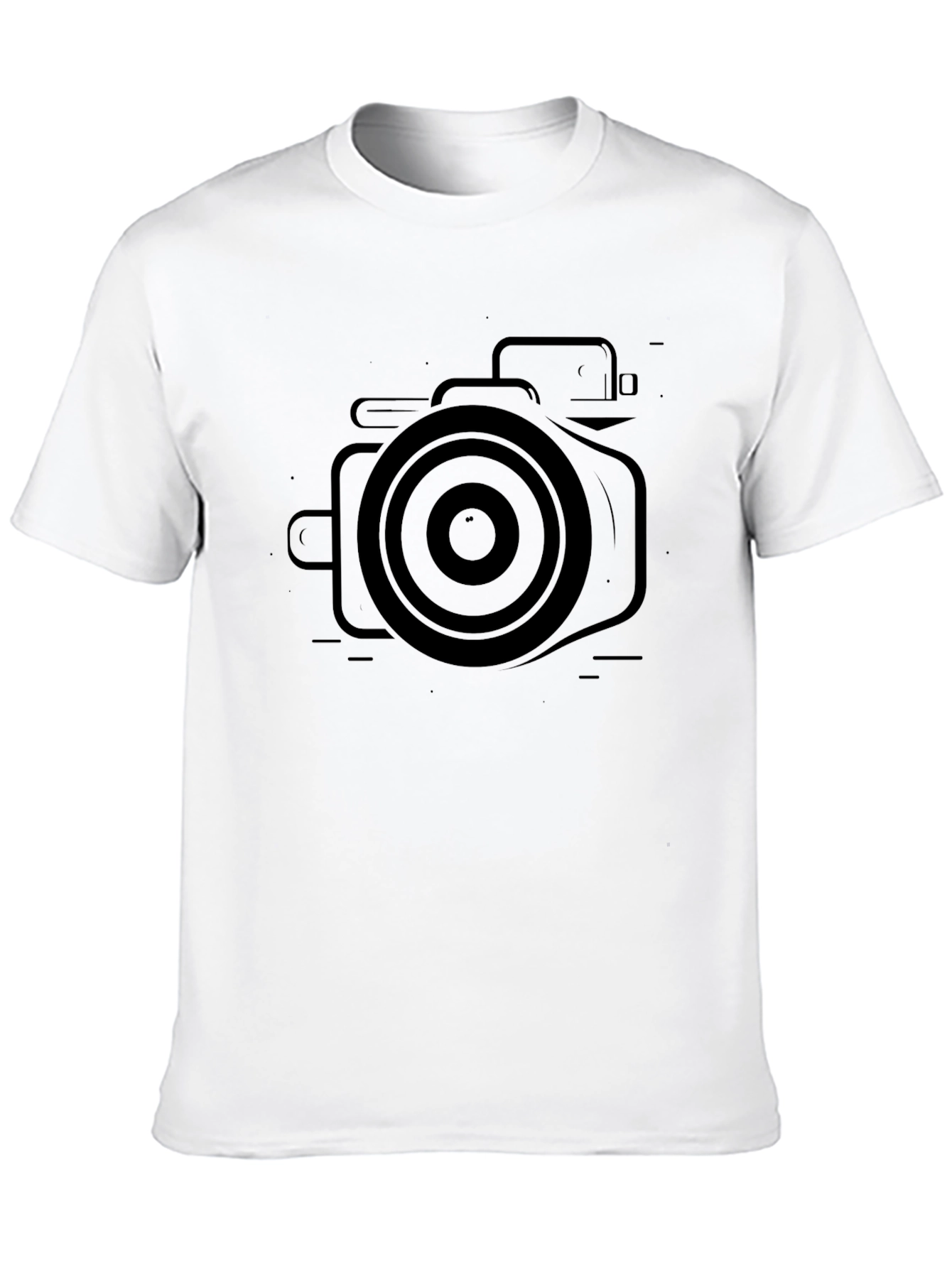 Camera Graphic Black T-Shirt