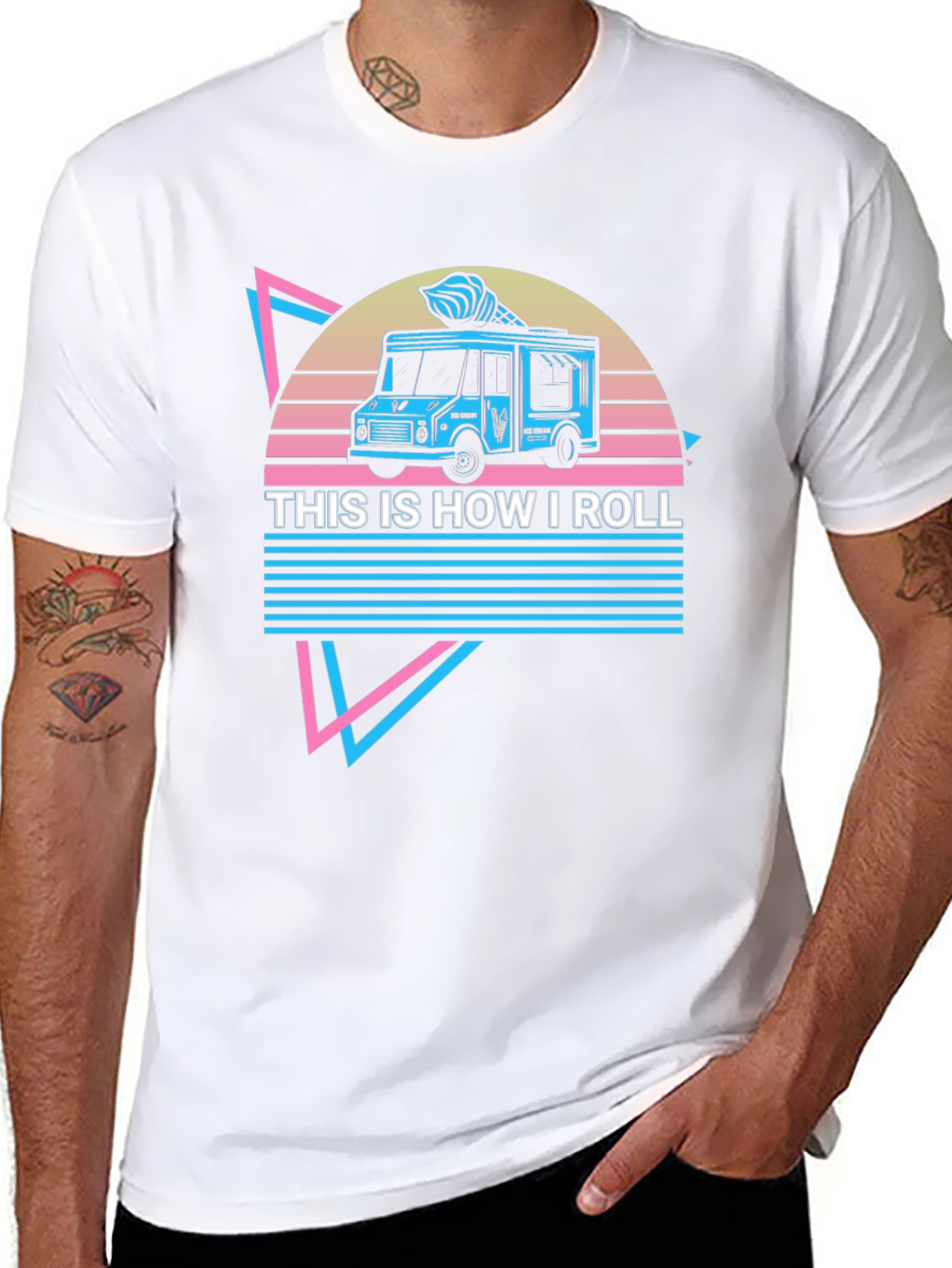Retro Ice Cream Truck T-Shirt
