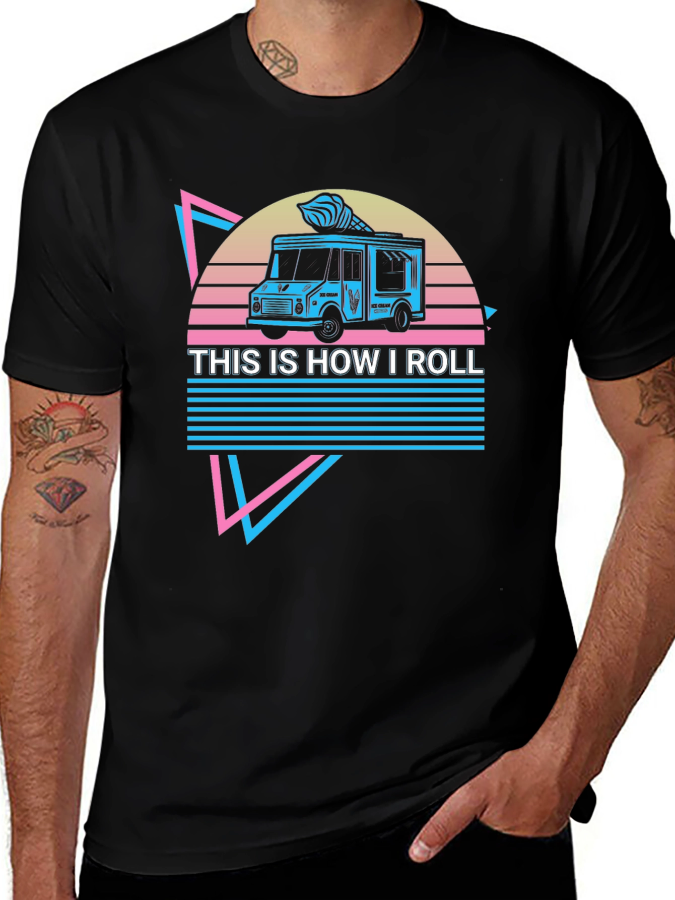 Retro Ice Cream Truck T-Shirt